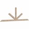 Ekena Millwork Saratoga Smooth Timber Gable Bracket, Douglas Fir, 96"W x 32"H x 1 1/2"D x 3 1/2"F, 8/12 Pitch GBW096X32X0204SAR00SDF - alternate 3